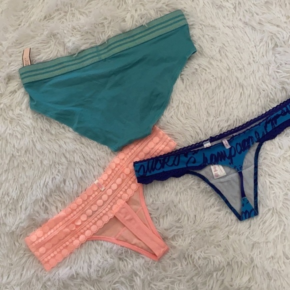 Victoria’s Secret & Pink bikini panty bundle of 2 - Picture 2 of 4